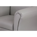 Kids Grey Couch Sofa Chair w/ Footstool in PU Leather - Baby & Kids > Kid’s Furniture