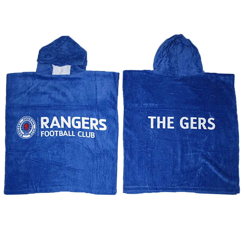 Kids Hooded Towel Rangers Football - Home & Garden > Pool & Accessories > Beach Towels