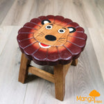 Kids Wooden Stool Lion - Baby & Kids > Kid’s Furniture