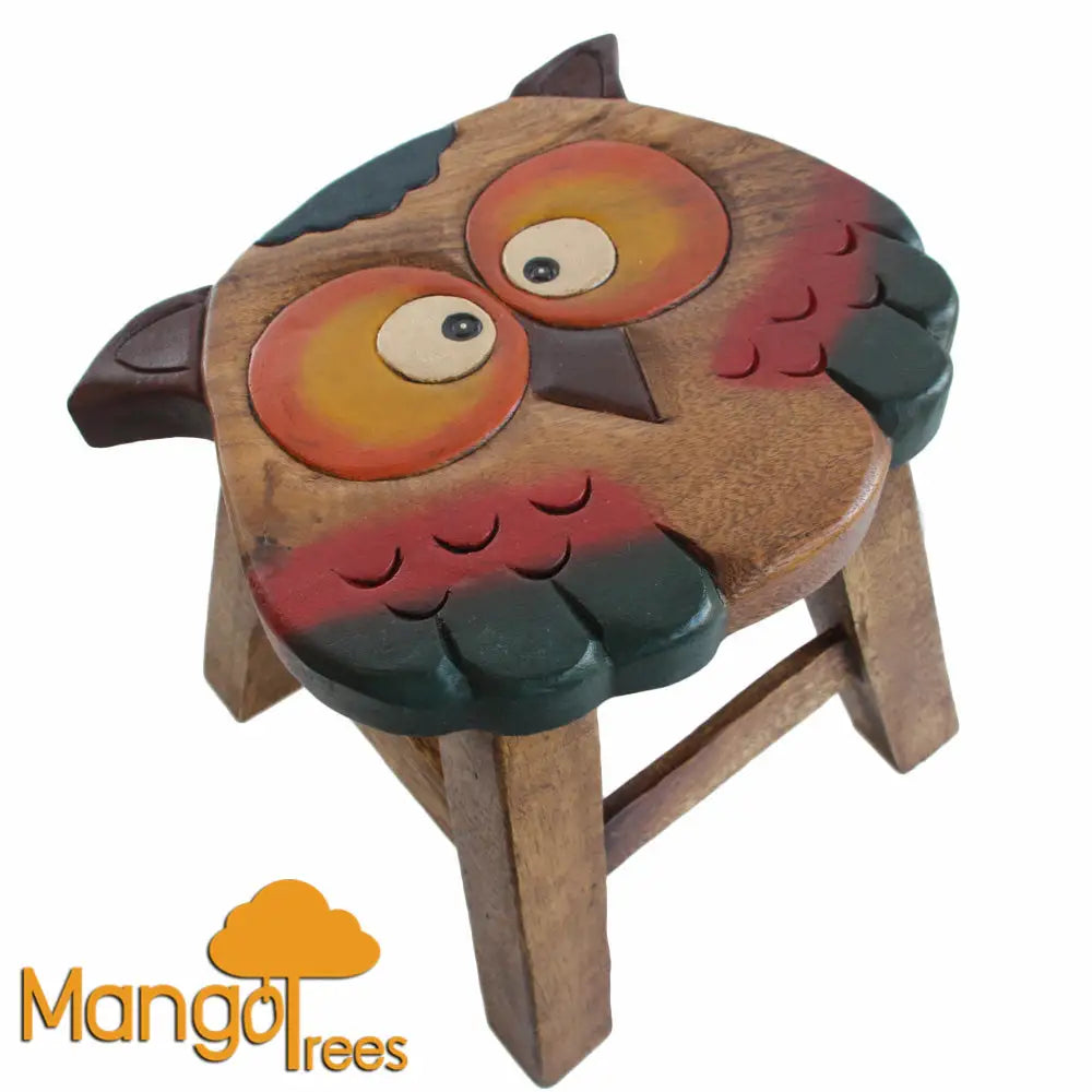 Kids Wooden Stool Owl - Baby & Kids > Kid’s Furniture
