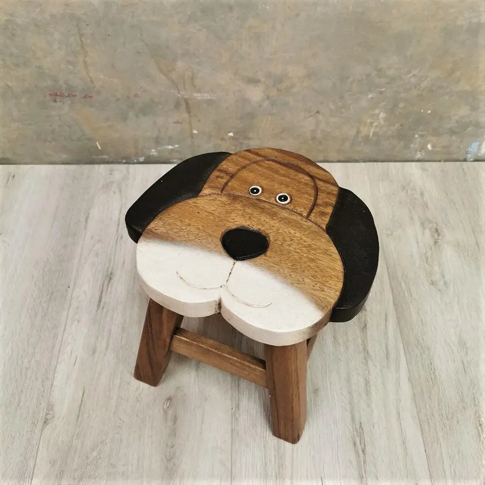 Kids Wooden Stools Dog - Baby & Kids > Kid’s Furniture