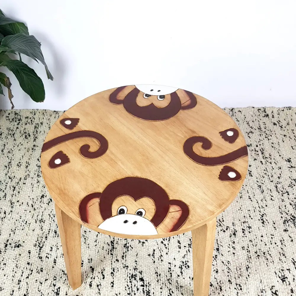 Kids Wooden Table Monkey - Baby & Kids > Kid’s Furniture