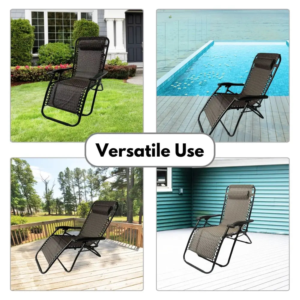 KILIROO Folding Reclining Camping Chair With Breathable Mesh (Argyle) KR-FC-106-QL - Home & Garden > Garden Furniture