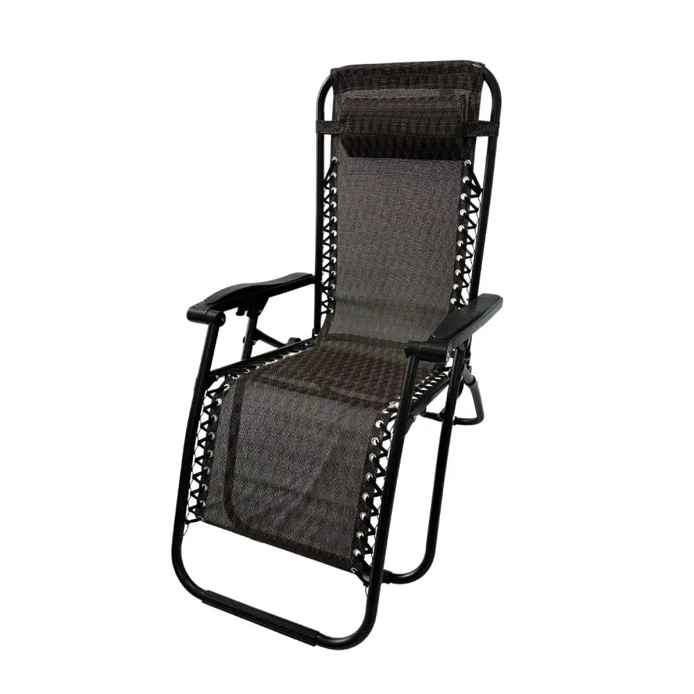 KILIROO Folding Reclining Camping Chair With Breathable Mesh (Argyle) KR-FC-106-QL - Home & Garden > Garden Furniture