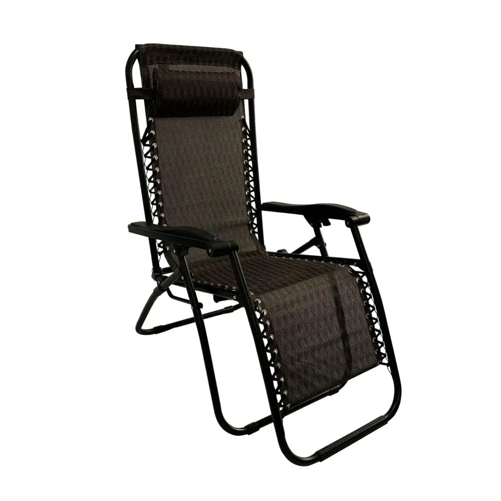 KILIROO Folding Reclining Camping Chair With Breathable Mesh (Argyle) KR-FC-106-QL - Home & Garden > Garden Furniture