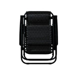 KILIROO Folding Reclining Camping Chair With Breathable Mesh (Black) KR-FC-105-QL - Home & Garden > Garden Furniture