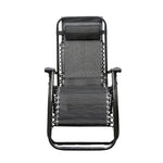 KILIROO Folding Reclining Camping Chair With Breathable Mesh (Black) KR-FC-105-QL - Home & Garden > Garden Furniture