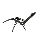 KILIROO Folding Reclining Camping Chair With Breathable Mesh (Black) KR-FC-105-QL - Home & Garden > Garden Furniture