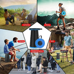 KILIROO Portable Telescopic Folding Stool (Blue) KR-TFS-101-XH - Furniture > Outdoor