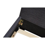King Linen Fabric Bed Frame Grey - Furniture > Bedroom > Beds & Bed Frames