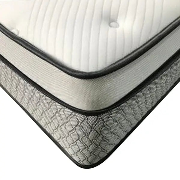 King Mattress in Gel Memory Foam 6 Zone Pocket Coil Soft Firm Bed 30cm Thick - Furniture > Mattresses