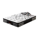 King Mattress in Gel Memory Foam Pocket Coil Medium Firm Bed 34cm Thick - Furniture > Mattresses