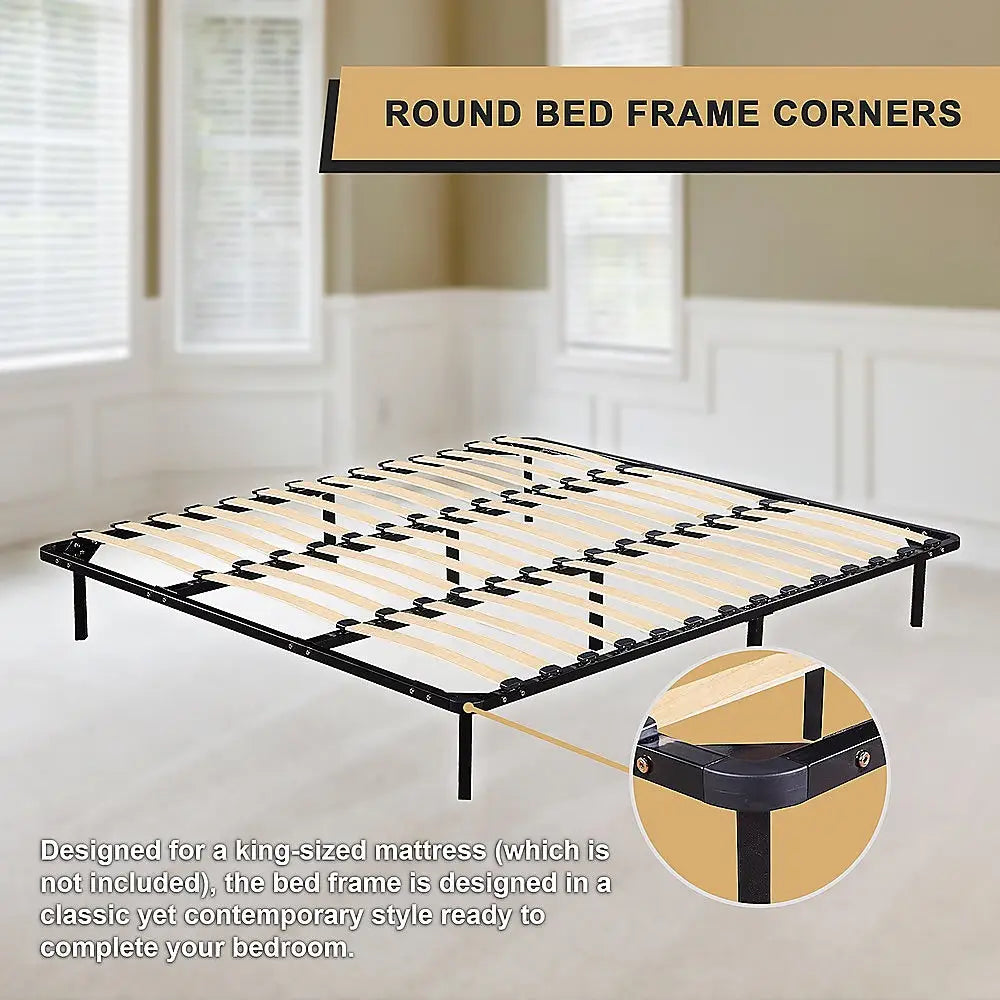 King Metal Bed Frame - Bedroom Furniture - Furniture > Bedroom