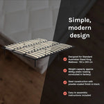 King Metal Bed Frame - Bedroom Furniture - Furniture > Bedroom