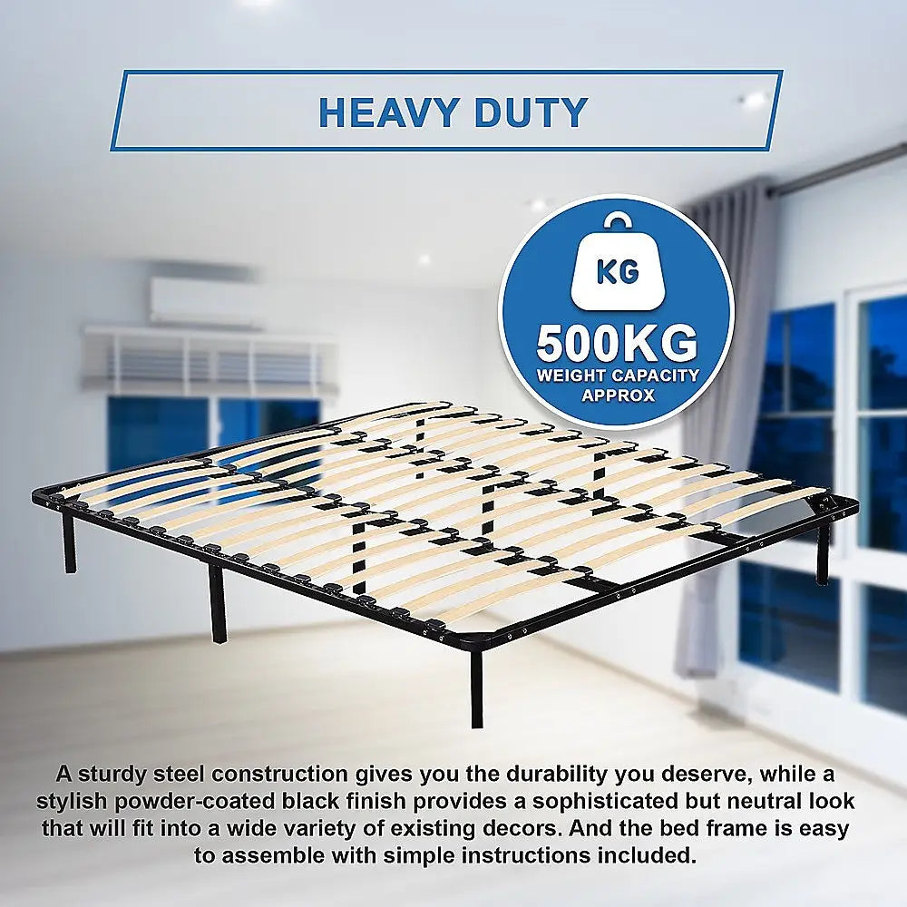 King Metal Bed Frame - Bedroom Furniture - Furniture > Bedroom