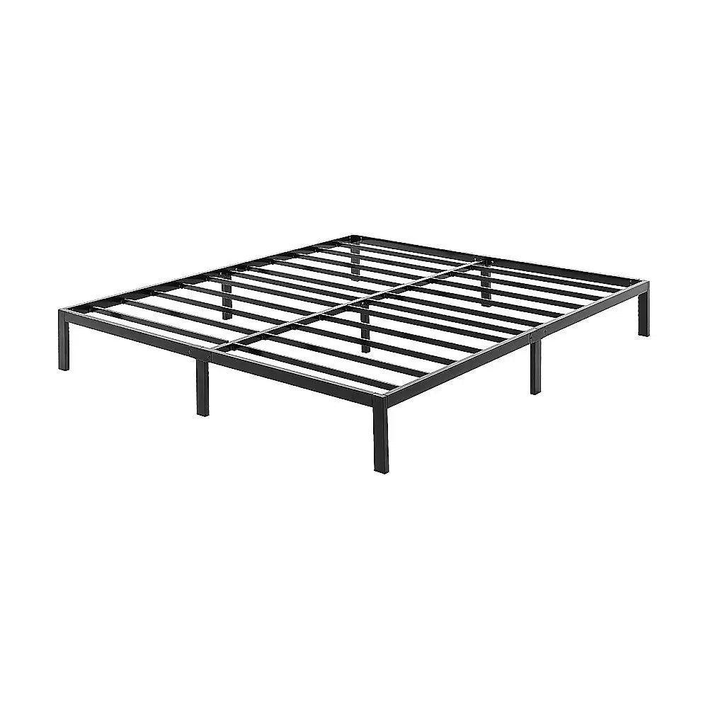 King Metal Bed Frame Full Steel Heavy Duty - Furniture > Bedroom > Beds & Bed Frames