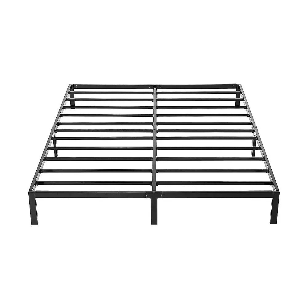 King Metal Bed Frame Full Steel Heavy Duty - Furniture > Bedroom > Beds & Bed Frames