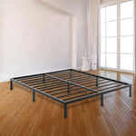 King Metal Bed Frame Full Steel Heavy Duty - Furniture > Bedroom > Beds & Bed Frames
