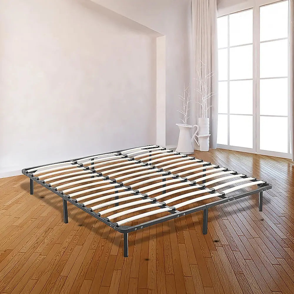 King Metal Bed Frame - Furniture > Bedroom > Beds & Bed Frames