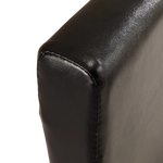 King PU Leather Bed Frame Black - Furniture > Bedroom > Beds & Bed Frames