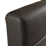 King PU Leather Deluxe Bed Frame Black - Furniture > Bedroom > Beds & Bed Frames