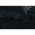 King Single 1000TC Tailored Duvet Quilt Cover Set - Black - Home & Garden > Bedding > Duvet Covers