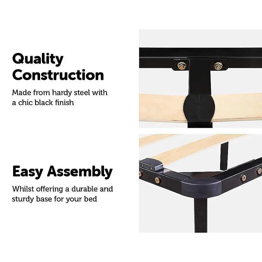 King Single Metal Bed Frame - Bedroom Furniture - Furniture > Bedroom