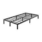King Single Metal Bed Frame Full Steel Heavy Duty - Furniture > Bedroom > Beds & Bed Frames