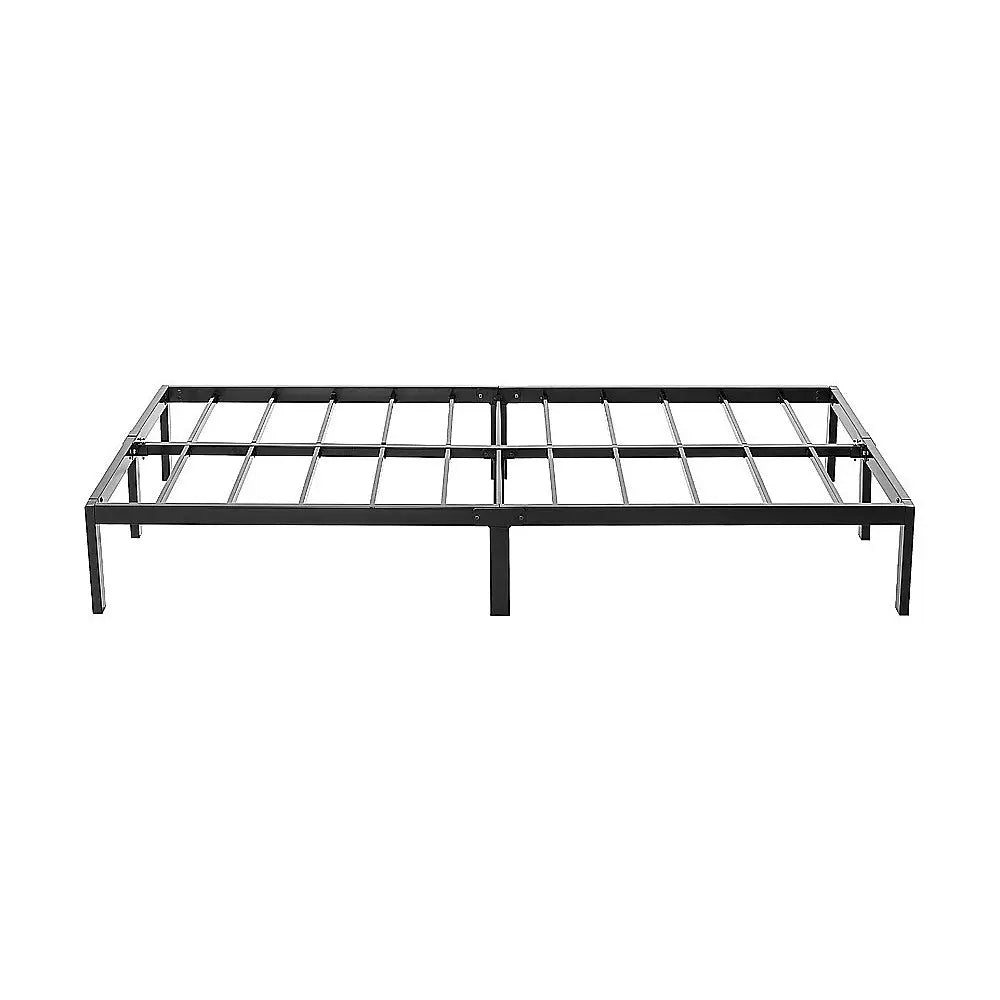 King Single Metal Bed Frame Full Steel Heavy Duty - Furniture > Bedroom > Beds & Bed Frames