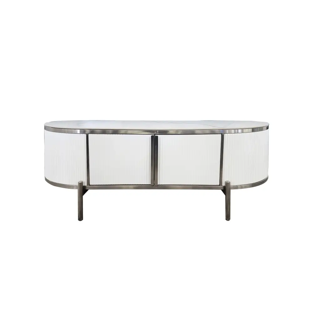 Kingsley Coffee Table - White - Furniture > Living Room > Coffee Tables