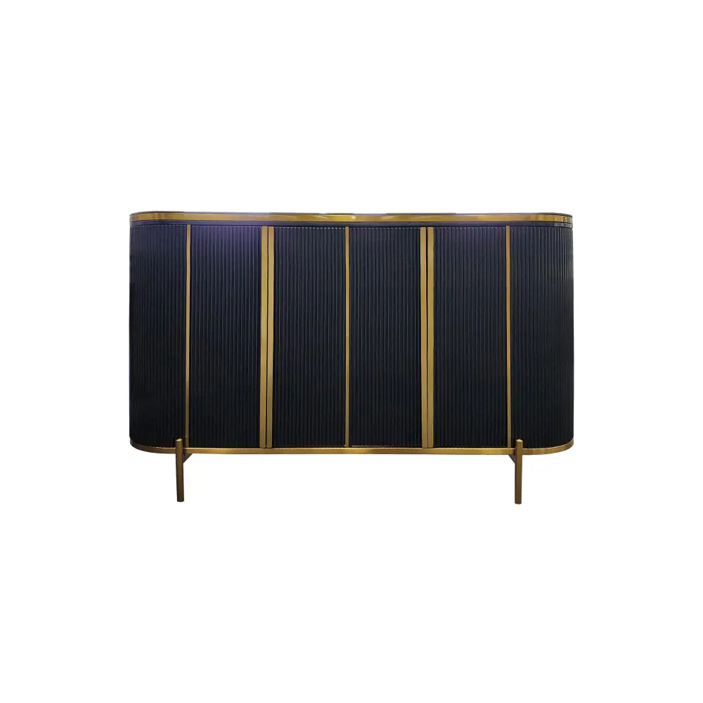 Kingsley Sideboard / Buffet Table - Black - Furniture > Dining > Buffets & Sideboards