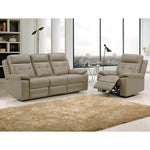 Kingsman 1 Seater Electric Recliner Sofa Genuine Leather Home Theater Lounge - Furniture > Sofas