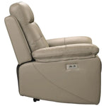 Kingsman 1 Seater Electric Recliner Sofa Genuine Leather Home Theater Lounge - Furniture > Sofas