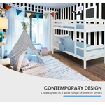 Kingston Slumber Bunk Bed Frame Single Wooden Kids Timber PIne Wood Loft Children Bedroom Furniture - Furniture >