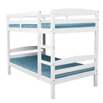 Kingston Slumber Bunk Bed Frame Single Wooden Kids Timber PIne Wood Loft Children Bedroom Furniture - Furniture >