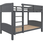 Kingston Slumber Bunk Bed Frame Single Wooden Kids Timber PIne Wood Loft Children Bedroom Furniture - Furniture >