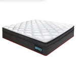 Kingston Slumber Mattress KING Size Bed Euro Top Pocket Spring Bedding Firm Foam 34CM - Furniture > Mattresses