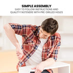 Kingston Slumber Single Over Double Wooden Bunk Bed Frame Triple Solid Pine 2-in-1 Modular Design Converts to 2 Beds