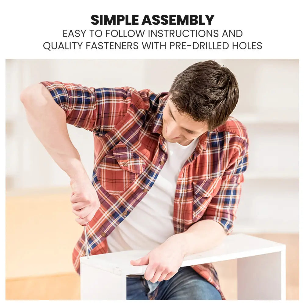 Kingston Slumber Wooden Single Sofa Bed Frame with Storage Drawers - White - Furniture > Bedroom > Beds & Bed Frames