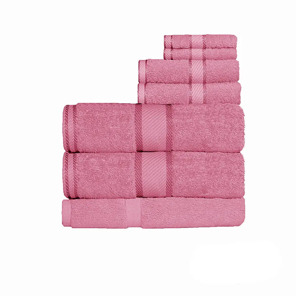 Kingtex 550gsm Cotton 7 Pce Bath Sheet Set Lip Gloss - Home & Garden > Bathroom Accessories