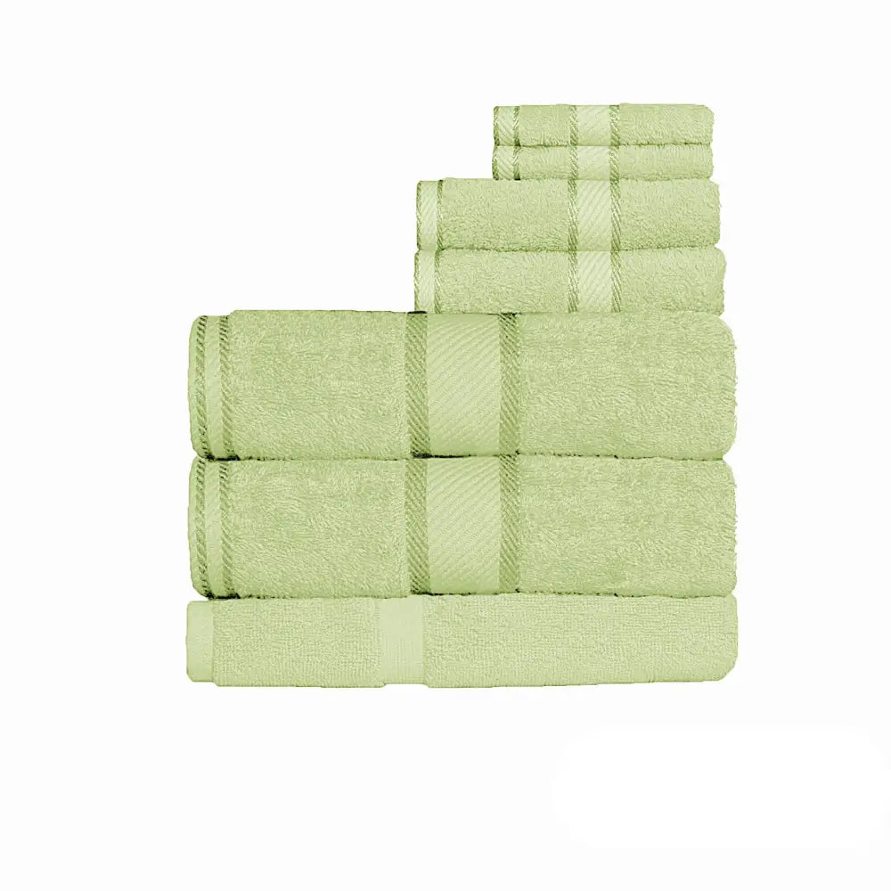 Kingtex 550gsm Cotton 7 Pce Bath Sheet Set New Apple - Home & Garden > Bathroom Accessories