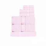 Kingtex 550gsm Cotton 7 Pce Towel Set Baby Pink - Home & Garden > Bathroom Accessories