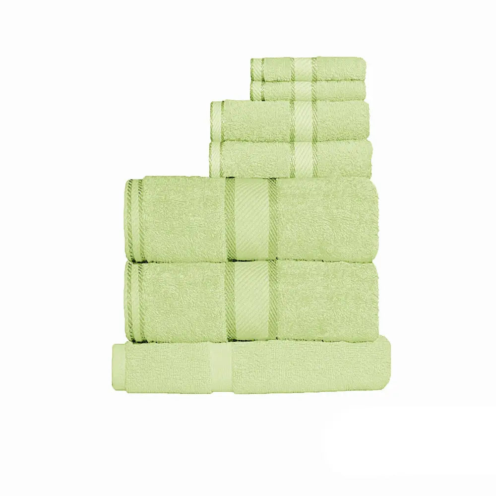 Kingtex 550gsm Cotton 7 Pce Towel Set New Apple - Home & Garden > Bathroom Accessories