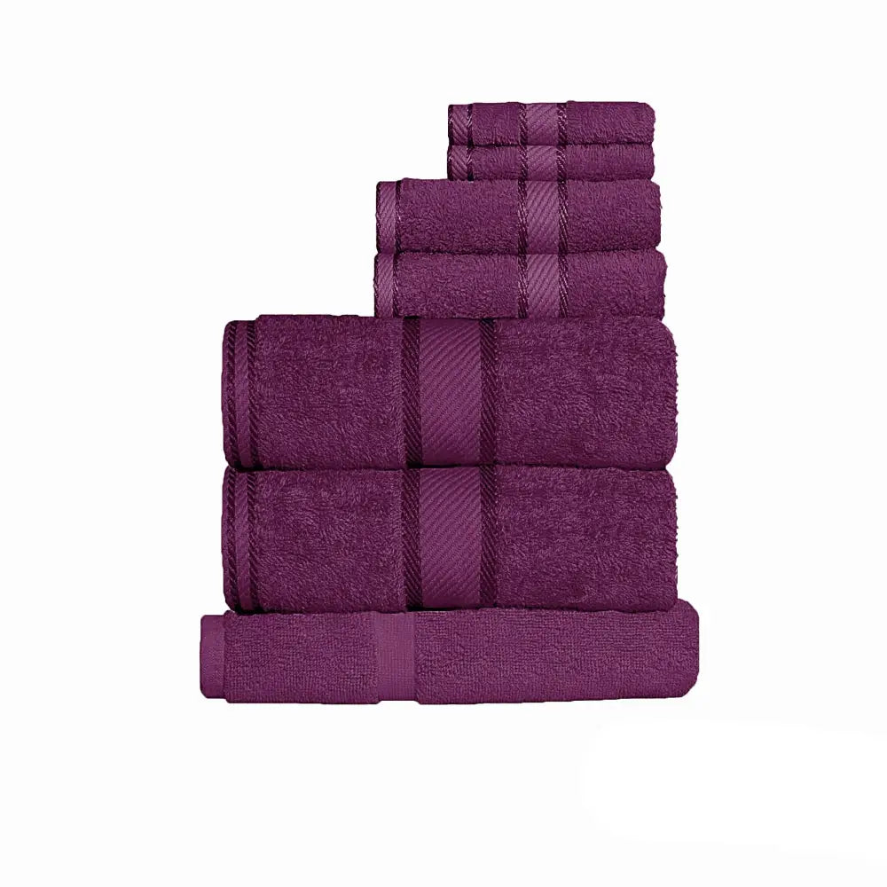Kingtex 550gsm Cotton 7 Pce Towel Set Shiraz - Home & Garden > Bathroom Accessories