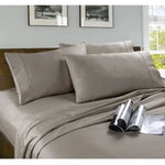 Kingtex Microfibre Sheet Set Coffee Single - Home & Garden > Bedding