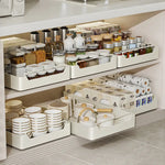 Kitchen Cabinet Pull-Out Drawer Organizer - Soft-Close Noise-Free Design,Drawer storage box (30 width 43 depth) - Home