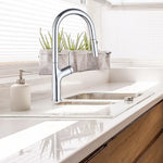 Kitchen Laundry Bathroom Basin Sink Pull Out Mixer Tap Faucet in Chrome - Furniture > Bathroom > Tap & Sink Accessories