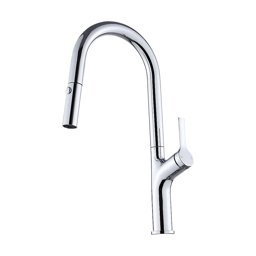 Kitchen Laundry Bathroom Basin Sink Pull Out Mixer Tap Faucet in Chrome - Furniture > Bathroom > Tap & Sink Accessories