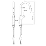 Kitchen Laundry Bathroom Basin Sink Pull Out Mixer Tap Faucet in Chrome - Furniture > Bathroom > Tap & Sink Accessories
