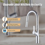 Kitchen Laundry Bathroom Basin Sink Pull Out Mixer Tap Faucet in Chrome - Furniture > Bathroom > Tap & Sink Accessories